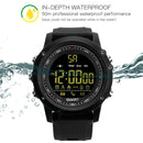 EX17 Bluetooth 4.0 Smart Watch, 50m Professional Waterproof, Support Pedometer / Information Reminder / Data Analysis / Remote Camera(Black)