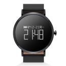 CV08 0.95 inch OLED Screen Display Leather Band Bluetooth Smart Bracelet, IP67 Waterproof, Support Pedometer / Blood Pressure Monitor / Heart Rate Monitor / Sedentary Reminder, Compatible with Android and iOS Phones(Black)
