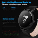 CV08 0.95 inch OLED Screen Display Leather Band Bluetooth Smart Bracelet, IP67 Waterproof, Support Pedometer / Blood Pressure Monitor / Heart Rate Monitor / Sedentary Reminder, Compatible with Android and iOS Phones(Silver)