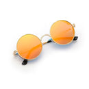 Retro Carved Round Sunglasses