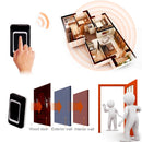 SAFUL K108 Waterproof Wireless Smart Doorbell, Dual Transmitter One Receiver, EU Plug