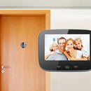 M100 4.3 inch Display Screen 2.0MP Security Camera Video Smart Doorbell, Support TF Card (32GB Max) & Night Vision & Motion Detection (Azure)