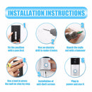 VESAFE HD 720P Security Camera Smart WiFi Video Doorbell Intercom, Support TF Card & Infrared Night Vision & Motion Detection App for IOS and Android(Silver)