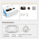 DD1 Smart Electronic Cat Eye Camera Doorbell with 2.8 inch LCD Screen, Support Infrared Night Vision(Silver)