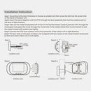 DD1 Smart Electronic Cat Eye Camera Doorbell with 2.8 inch LCD Screen, Support Infrared Night Vision(Silver)