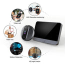 R9 4.3 inch WiFi Smart Video Visual Electronic Peephole Doorbell (Black)
