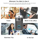 M3 720P Smart WIFI Ultra Low Power Video Visual Doorbell With Ding Dong Version, US Plug(Black)