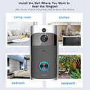 M3 720P Smart WIFI Ultra Low Power Video Visual Doorbell,Support Mobile Phone Remote Monitoring & Night Vision(Black)