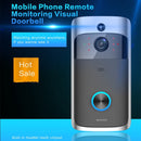 M3 720P Smart WIFI Ultra Low Power Video Visual Doorbell,Support Mobile Phone Remote Monitoring & Night Vision(Black)