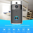 M3 720P Smart WIFI Ultra Low Power Video Visual Doorbell,Support Mobile Phone Remote Monitoring & Night Vision(Black)