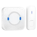 P6-B 110dB Wireless IP55 Waterproof Low Power Consumption WiFi Doorbell Receiver, 53 Music Options, Receiver Distance: 300m(White)