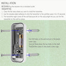 P6-B 110dB Wireless IP55 Waterproof Low Power Consumption WiFi Doorbell Receiver, 53 Music Options, Receiver Distance: 300m(White)