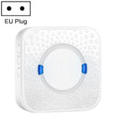 P6 110dB Wireless IP55 Waterproof Low Power Consumption WiFi Doing-dong Doorbell Receiver, Receiver Distance: 300m, EU Plug(White)