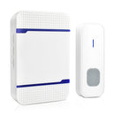 P7 110dB Wireless IP55 Waterproof Low Power Consumption WiFi Doorbell Receiver with Night Light , 53 Music Options, Receiver Distance: 300m (White)