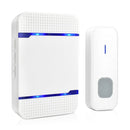 P7 110dB Wireless IP55 Waterproof Low Power Consumption WiFi Doorbell Receiver with Night Light , 53 Music Options, Receiver Distance: 300m (White)