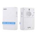 VOYE V012A Home Music Remote Control Wireless Doorbell with 38 Polyphony Sounds (White)