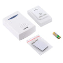 VOYE V006B Home Music Remote Control Wireless Doorbell with 38 Polyphony Sounds (White)