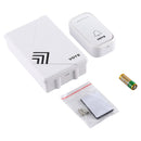 VOYE V022F Home Music Remote Control Wireless Doorbell with 38 Polyphony Sounds (White)