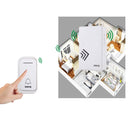 VOYE V022F Home Music Remote Control Wireless Doorbell with 38 Polyphony Sounds (White)