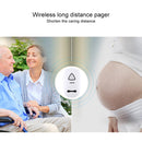 VOYE V025F Home Music Remote Control Wireless Doorbell with 38 Polyphony Sounds, US Plug(White)