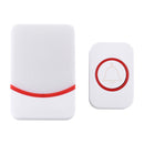 CMF1188 Home Music Remote Control Wireless Doorbell with 38 Ringtones & Colorful Flashing Lights + Ringtones / Ringtones / Colorful Flashing Lights 3-Modes (White)
