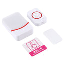 CMF1188 Home Music Remote Control Wireless Doorbell with 38 Ringtones & Colorful Flashing Lights + Ringtones / Ringtones / Colorful Flashing Lights 3-Modes (White)