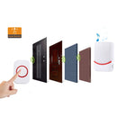 CMF1188 Home Music Remote Control Wireless Doorbell with 38 Ringtones & Colorful Flashing Lights + Ringtones / Ringtones / Colorful Flashing Lights 3-Modes (White)