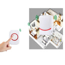 CMF1188 Home Music Remote Control Wireless Doorbell with 38 Ringtones & Colorful Flashing Lights + Ringtones / Ringtones / Colorful Flashing Lights 3-Modes (White)