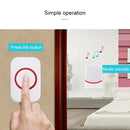 CMF1188 Home Music Remote Control Wireless Doorbell with 38 Ringtones & Colorful Flashing Lights + Ringtones / Ringtones / Colorful Flashing Lights 3-Modes (White)