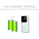 Anytek B60 720P Smart WiFi Video Visual Doorbell, Support APP Remote & PIR Detection & TF Card(White)