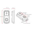 Anytek B60 720P Smart WiFi Video Visual Doorbell, Support APP Remote & PIR Detection & TF Card(White)