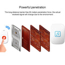 CACAZI C86 Wireless SOS Pager Doorbell Old man Child Emergency Alarm Remote Call Bell, US Plug(White)