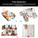 CACAZI A10G One Button Three Receivers Self-Powered Wireless Home Cordless Bell, US Plug(White)