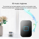CACAZI FA88 Self-Powered Smart Home Wireless Doorbell, UK Plug(White)
