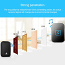 CACAZI FA86 Self-Powered Smart Home Wireless Doorbell, UK Plug(Black)