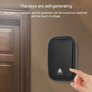 CACAZI FA86 Self-Powered Smart Home Wireless Doorbell, UK Plug(White)