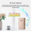 CACAZI FA8 One Button Three Receivers Self-Powered Smart Home Wireless Doorbell, US Plug(Black)