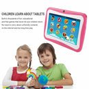 768 Kids Education Tablet PC, 7.0 inch, 1GB+8GB, Android 4.4 Allwinner A33 Quad Core Cortex A7, Support WiFi / TF Card / G-sensor, with Holder Silicone Case(Blue)