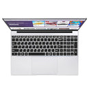 CENAVA F158G Notebook, 15.6 inch, 8GB+512GB, Windows 10 Intel Core i7-6500U Dual Core 2.5-3.1GHz, Support TF Card & Bluetooth & WiFi & Micro HDMI, US/EU Plug(Silver)