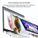 CENAVA F158G Notebook, 15.6 inch, 8GB+256GB, Windows 10 Intel Celeron J4105 Quad Core 1.5-2.5 GHz, Support TF Card & Bluetooth & WiFi & Micro HDMI, US/EU Plug(Silver)