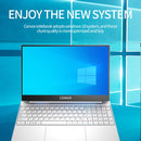 CENAVA F158G Notebook, 15.6 inch, 8GB+256GB, Windows 10 Intel Celeron J4105 Quad Core 1.5-2.5 GHz, Support TF Card & Bluetooth & WiFi & Micro HDMI, US/EU Plug(Silver)