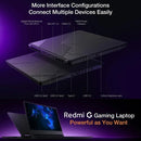 Xiaomi Redmi G Gaming Laptop, 16.1 inch, 16GB+512GB, Windows 10 Chinese Version, Intel Core i5-10200H Quad Core up to 4.1GHz, Support WiFi / Bluetooth / HDMI(Black)