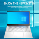 HONGSAMDE F158G Notebook, 15.6 inch, 8GB+128GB, Windows 10 Intel Core i3-6157U Dual Core Up to 2.40 GHz, Support TF Card & Bluetooth & WiFi & Micro HDMI, US Plug(Silver)