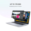 F14 Laptop, 15.6 inch, 8GB+256GB, Windows 10 OS, Intel Celeron J3455 Quad Core 1.5GHz-2.3GHz, Support TF Card & Bluetooth & WiFi & RJ45, US Plug
