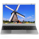 F18 Laptop, 15.6 inch, 8GB+128GB, Windows 10 OS, Intel Celeron J4115 Quad Core 1.8GHz-2.5GHz, Support TF Card & Bluetooth & WiFi & RJ45, US Plug