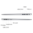 F20 Laptop, 15.6 inch, 8GB+128GB, Windows 10 OS, Intel Pentium 4405U Dual Core 2.1GHz, Support SD Card & Bluetooth & WiFi & HDIM, US Plug