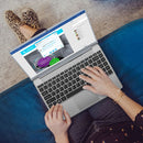 Teclast F7 Plus 3 Laptop, 14.1 inch, 8GB+256GB, Narrow Bezel, 45600mWh Battery, Windows 10 OS, Intel Gemini Lake Refresh N4120 Quad Core 1.1GHz to 2.6GHz, Support TF Card & Dual Band WiFi & Mini-HDMI & Bluetooth