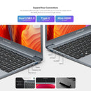 Teclast F7 Plus 2 Laptop, 14.1 inch, 8GB+256GB, 38000mWh Battery, Windows 10 OS, Intel Gemini Lake Refresh N4120 Quad Core 1.1GHz to 2.6GHz, Support TF Card & Dual Band WiFi & Mini-HDMI & Bluetooth