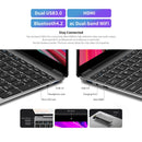 Teclast F15 Plus Laptop, 15.6 inch, 8GB+256GB, 38000mWh Battery, Windows 10 OS, Intel Gemini Lake Refresh N4120 Quad Core 1.1GHz to 2.6GHz, Support TF Card & Dual Band WiFi & Mini-HDMI & Bluetooth
