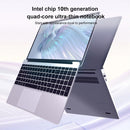 F152 Ultra-thin Notebook, 15.6 inch, 12GB+256GB, Fingerprint Unlock, Windows 10 Intel Celeron J4125 Quad Core, Support TF Card & Bluetooth & WiFi & HDMI, US Plug (Rose Gold)